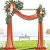 Dekorativa blommor Artificial Arch Swag för Boho Wedding Baby Shower Ceremony Flower Garlands Arrangement Reception Bakgrundsdekor