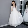 Girl Dresses Summer Long Piano Costume Baby Evening Party Princess Dress For Girls 3-15 Age Ceremony Wedding Birthday