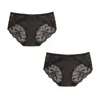 Damesslipjes SuyaDream 2 stks/partij Dames Natuurlijke Zijde Voering Sexy Kanten Slips Gezondheid 2024 Dagelijks gebruik Intimates Roze Wit