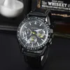 Oujia Super Series Six Needle Functional Quartz Timing Herren Business Edelstahluhr Design Silikon