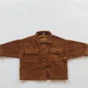 Herfst Winter Baby Jongens Meisjes Corduroy Jas Koreaanse Japan Stijl Kinderkleding Baby Jongen Meisje Lange Mouw Jas Kinderen jas 240123