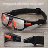 Óculos esportivos para adultos, óculos para basquete, futebol, beisebol, antiimpacto, treinamento fitness, ciclismo, miopia, hipermetropia 240124