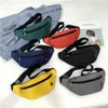 Casual Waist Bags New Outdoor Multi Functional Solid Color Simple Fashion Versatile Chest Bag Outdoor Fitness Sports Crossbody Bag