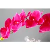 Decorative Flowers Phalaenopsis Fake Flower Home Decorations Living Room Dining Table Ornaments Floral Arrangement Soft Outfit Design