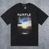 2024 designer tshirts purple tshirt brand for men women letter print short sleeves streetwear cotton tees mens fashion summer cotton polos black white t-shirts