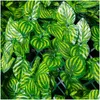 Decorative Flowers & Wreaths Artificial Leaf Sning Roll Uv Fade Protected Privacy Hedging Wall Landsca Garden Fence Balcony Sn For Out Dh25J