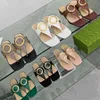 Chinelos Clássicos Mulheres Square Toe Top Luxurys Marca Preto Rosa Escuro Marrom Verde Branco Moda Slipper Slides Mulheres Verão Sandálias Lip-Flops Flops Slip B5Yq #