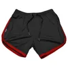 Heren sport gym atletische shorts middelste broek elastische band sport man midden zachte katoenmix hardlopen 240119