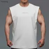 Herrtankstoppar Sommarnät Mens träning Tank TOP Bodybuilding och fitness singlets snabba torr väst Gymkläder Muskel ärmlös skjorta YQ240131