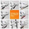 Outros acessórios de faca Ruixin Pro Rx 009 Kit de afiador de metal com ângulo fixo clipe ajustável 360 ° Flip Conjunto de ferramentas de afiação de cozinha profissional