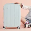 Resväskor bagage fast färg färsk vagnslåda kvinnors lätta små studenthjul lösenord boarding resor män 20 tum resväska