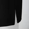 Men's Casual Shirts Black For Men Oversize Solid Color Long Sleeve Henley Blouses Comfortable Harajuku Overcoat Male Beach Tops