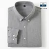 Camicie casual da uomo Camicia a quadri per uomo a maniche lunghe Abito da uomo slim fit in puro cotone di alta qualità, morbido e confortevole