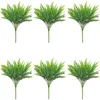 18 PCS Yapay Fern Bitkileri - Yapay Boston Fern Bush Faux İç Mekan Açık UV Dayanıklı Yeşillik Çalılar Sahte Bitkiler230Q