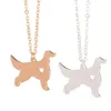 Anhänger Halsketten Mode Niedlichen Winzigen Irish Setter Hund Choker Herz Halskette Frauen Trendy Charme Weihnachtsgeschenk Schmuck Für Mädchen