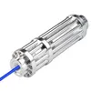 Kraftfulla blå laserpekare fackla 450 nm 10000 m fokuserbara laser synpekare lazer ficklampa brinnande match bur jllzii168i