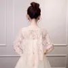 Scarves Shawl Stunning Lace Wedding Elegant Bridal Shrug Chiffon Cape For Women Evening Party Wraps Boleros