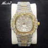 Andra klockor Factory Wholesale Luxury Watch Men Top Brand High Quality Diamond Wristwatch Novelty Iced Out Bling Quartz Manlig klocka Gift 2023 J240131