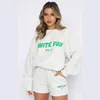 Designer Tracksuit White Foxes Hoodie Mulheres Conjuntos de Roupas Dois Conjunto de 2 Peças Mulheres Conjunto de Roupas Masculinas Sporty Manga Longa Pulôver Com Capuz 12 Cores Primavera Outono 897