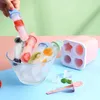 Strumenti per gelato Stampo per ghiaccioli fai-da-te Scatola fatta in casa con bastoncino di plastica Fabbricatore di ghiaccio Integratore alimentare per bambini Gadget da cucina TLY070