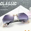 Okulary przeciwsłoneczne 2023 Nowe nieregularne okulary przeciwsłoneczne Kobiety marka projektantka stopowa rama stopowa Gradient okulary przeciwsłoneczne moda żeńskie odcienie YQ240131