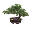 Decorative Flowers Artificial Potted Plants Welcoming Pine Tree Desktop Display Tabletop Decoration