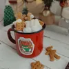 Candela profumata di Natale Creativo fatto a mano Omino di pan di zenzero Marshmallow Aromaterapia Ornamento Regalo Decorazione per la casa 240122