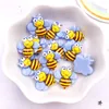 Decorative Figurines 10pcs Colorful Resin Bees Dragonflies Birds Beetles Butterfly Animal Flatback Scrapbook Figurine Craft DIY Bow