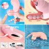 Leg Massagers Toy Masr Licking Sucking Vibrator Women Wearable Dildo Remote G Spot Vagina Clit Vibrating Anal Butt Plug Drop Delivery Dhauh