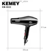 Sèche-cheveux KEMEI KM-5822 haute qualité 3500W haute puissance deux vitesses trois réglage de la température sèche-cheveux professionnel Q240131