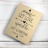 Sparkler Taggar Sparkler Farewell Rustic Cards Let Love Sparkle Custom Taggar Wedding13214