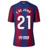 BARCELONA Futebol Jerseys Barcelona PEDRI LEWANDOWSKI GAVI 23 24 Kit LAMINE YAMAL JOAO FELIX ARAUJO DE JONG Manga Longa Camiseta de Futbol Camisa de Futebol Homens Crianças Conjunto