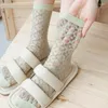 Women Socks Polka Dot Crystal Silk Summer Ultra-thin Transparent Flower Nylon Long Girls Japanese Kawaii Cute Lace