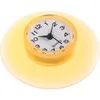 Wall Clocks Fashion Bathroom Suction Cup Clock Vintage Decor Silica Gel Kitchen