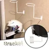 Almacenamiento de cocina Tornillos montados en la pared Soporte para casco de bicicleta Peluca Sombrero Soporte de exhibición Base engrosada Percha duradera para motocicleta Decoración Fra276o