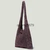 Shoulder Bags Siny Large Capacity Soft Knied Bag Luxury Designer andbags For Women Purse 2023 New Fasion Simple Soulder Underarm BagsH24131