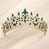 Haarspeldjes KMVEXO Mix Kleur Kristal Tiara's En Kronen Voor Bruid Vrouwen Feest Koningin Bruids Bruiloft Accessoires Sieraden Hoofddeksel Kroon