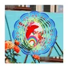 Pendants Arrival-Sublimation Double Sides 10Inch Wind Spinner Blank Pendant Heat Transferwind Chimes Christmas Decoration Express Dr Dh5Ls