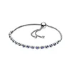 Bracciale classico di alta qualità gioielli firmati da donna Bracciale in argento 925 di lusso Braccialetti con diamanti con perforazione stretta Regali per feste di nozze da donna Telescopico regolabile