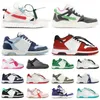 2024 Designer Offes OG Out Out Office Ooo Low Tops Flat Casual Shoes White Panda Black Grey Olive Green Purple Syracuse Top Leather Loafers Skateboard Sneakers 36-45 EUR