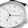 Zegarek na rękę- Watche Watches Mandos Nomos Mężczyźni i minimalistyczny design skórzany pasek moda prosta wodoodporna kwarcowa WA224M