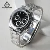 Other Watches Minutesecond Quartz Watch VK63 Sports Timer Sapphire Crystal Waterproof Mens Watch Bracelet Stainless Steel Watch J240131