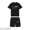 Trapstar Mens Tracksuits t Shirt Shorts 2-piece Set Short Sleeve Beach Suits Fashion Letter Print Casual Running Walking Sports Suit S-3xl O8YY