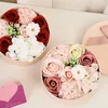 Dekoracyjne kwiaty sztuczne wieczne mydło kwiatowe pudełko walentynkowe prezenty prezenty dekoracje domu przyjęcie urodzinowe