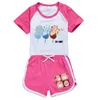 Clothing Sets SPY X FAMILY Clothes Kids Cotton Short Sleeve T Shirt Shorts 2pcs Set Toddler Boy Baby Girls Summer Pajamas Sportswear