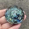 Figurine decorative 1pc Labradorite naturale intaglio Animale Leone Scultura Artigianato Ornamenti Reiki Minerali Decorazione della stanza di meditazione Regali