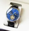 Zegarek designerski, zegarek męski, najlepsza wersja 316 Stal L, W pełni automatyczny ruch mechaniczny, lustro wzmacniające mineralne, średnica 42 Grubość 12 skórzane pasek, klasyczny retro
