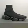 Z designerskimi skarpetami Buty Casual Buty Platforma Kobiety Mens Speed ​​2.0 1.0 Trainer Black White Runner Sneakers koronkowe mokasyny luksusowe botki na buty skarpetowe z torbą na kurz 36-45