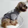 Dostarczanie zwierząt mody marki pies dzianin sweter zimowy kot wygodne ubrania podwójna warstwa zagęszcza ciepłe, odporne na zimno małe ubrania dla średniego psa