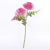 Decorative Flowers Artificial Chrysanthemum Fake With Stem For Vase Filler Home Table Garden Window Porch Wedding Decoration